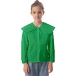 Green Lego Texture, Lego Background, Lego Texture, Green Kids  Peter Pan Collar Blouse