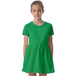 Green Lego Texture, Lego Background, Lego Texture, Green Kids  Short Sleeve Pinafore Style Dress