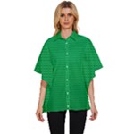 Green Lego Texture, Lego Background, Lego Texture, Green Women s Batwing Button Up Shirt