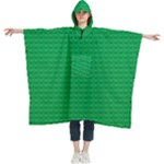 Green Lego Texture, Lego Background, Lego Texture, Green Women s Hooded Rain Ponchos