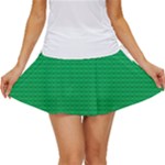 Green Lego Texture, Lego Background, Lego Texture, Green Women s Skort