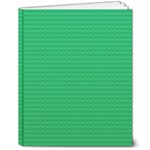 Green Lego Texture, Lego Background, Lego Texture, Green 8  x 10  Hardcover Notebook