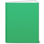 Green Lego Texture, Lego Background, Lego Texture, Green 8  x 10  Softcover Notebook