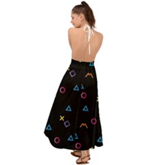 Backless Maxi Beach Dress 