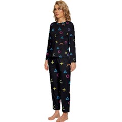 Womens  Long Sleeve Lightweight Pajamas Set 