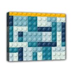 Lego, Background, Dots Canvas 10  x 8  (Stretched)