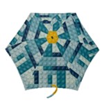 Lego, Background, Dots Mini Folding Umbrellas