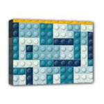 Lego, Background, Dots Deluxe Canvas 16  x 12  (Stretched) 