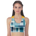 Lego, Background, Dots Fitness Sports Bra