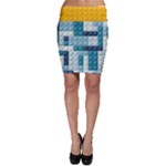 Lego, Background, Dots Bodycon Skirt