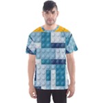 Lego, Background, Dots Men s Sport Mesh T-Shirt