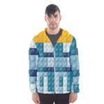 Lego, Background, Dots Men s Hooded Windbreaker