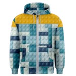 Lego, Background, Dots Men s Zipper Hoodie