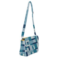 Shoulder Bag with Back Zipper 