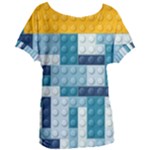 Lego, Background, Dots Women s Oversized T-Shirt