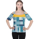 Lego, Background, Dots Cutout Shoulder T-Shirt