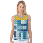 Lego, Background, Dots Women s Basketball Tank Top