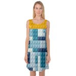 Lego, Background, Dots Sleeveless Satin Nightdress