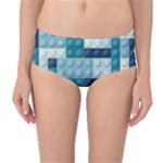 Lego, Background, Dots Mid-Waist Bikini Bottoms