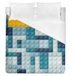 Lego, Background, Dots Duvet Cover (Queen Size)