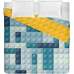 Lego, Background, Dots Duvet Cover Double Side (King Size)