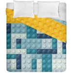 Lego, Background, Dots Duvet Cover Double Side (California King Size)