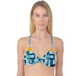 Lego, Background, Dots Reversible Tri Bikini Top