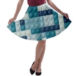 Lego, Background, Dots A-line Skater Skirt