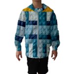 Lego, Background, Dots Kids  Hooded Windbreaker