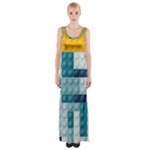 Lego, Background, Dots Thigh Split Maxi Dress