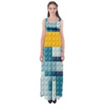 Lego, Background, Dots Empire Waist Maxi Dress