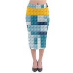 Lego, Background, Dots Midi Pencil Skirt