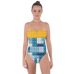 Tie Back One Piece Swimsuit 