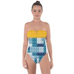 Lego, Background, Dots Tie Back One Piece Swimsuit