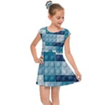 Lego, Background, Dots Kids  Cap Sleeve Dress