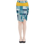 Lego, Background, Dots Midi Wrap Pencil Skirt