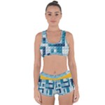 Lego, Background, Dots Racerback Boyleg Bikini Set