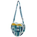 Lego, Background, Dots Heart Shoulder Bag