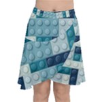 Lego, Background, Dots Chiffon Wrap Front Skirt