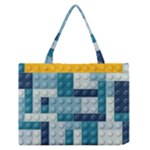 Lego, Background, Dots Zipper Medium Tote Bag