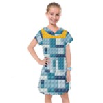 Lego, Background, Dots Kids  Drop Waist Dress