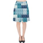 Lego, Background, Dots Velvet High Waist Skirt