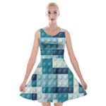 Lego, Background, Dots Velvet Skater Dress