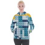 Lego, Background, Dots Women s Hooded Pullover