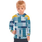 Lego, Background, Dots Kids  Hooded Pullover