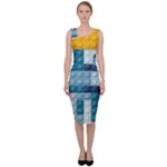 Lego, Background, Dots Sleeveless Pencil Dress