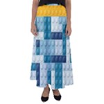 Lego, Background, Dots Flared Maxi Skirt