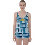 Lego, Background, Dots Tie Front Two Piece Tankini