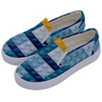 Lego, Background, Dots Kids  Canvas Slip Ons