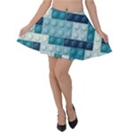 Lego, Background, Dots Velvet Skater Skirt